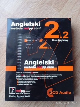 Angielski metoda redpp.com Kurs językowy poziom 2.2 + 3CD Praca zbiorowa