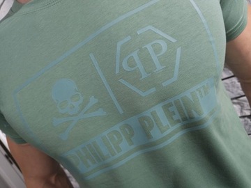 PHILIPP PLEIN XXL logo t-shirt koszulka PP skull