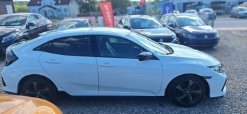 Honda Civic X Hatchback 5d 1.0 VTEC TURBO 126KM 2019 Honda Civic biala perla 1,0 i-vtec ledy duza navi, zdjęcie 4