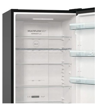 Холодильник с морозильной камерой GORENJE NRK620FABK4