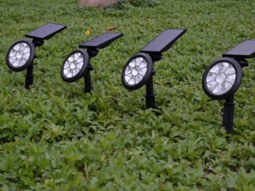 Красочная садовая солнечная лампа RGB