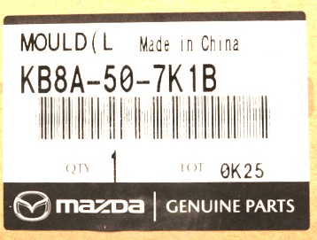 LEVÝ MASKA CHRÓM MŘÍŽKA MAZDA CX-5 2017+ OE