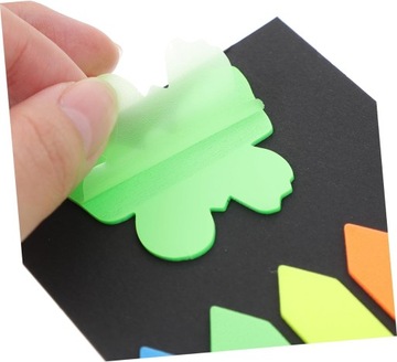 6 наборов записываемых закладок, красочная закладка для чтения Le