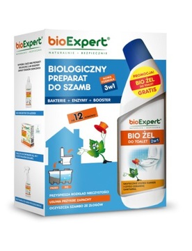 Biologiczny preparat do szamb 1 kg+ WC BIO ŻEL 500 ml Bioexpert