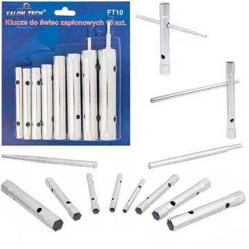 KLUCZE DO ŚWIEC ZAPŁONOWYCH RUROWE 6-22MM 10EL