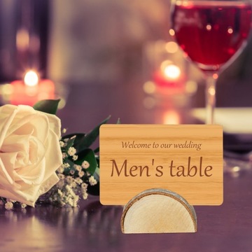 Держатель для фотографий с деревянной отделкой Подставка для карточек с зажимом