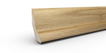 Listwa przypodłogowa LP60 Dąb fornir lakier, 5 cm