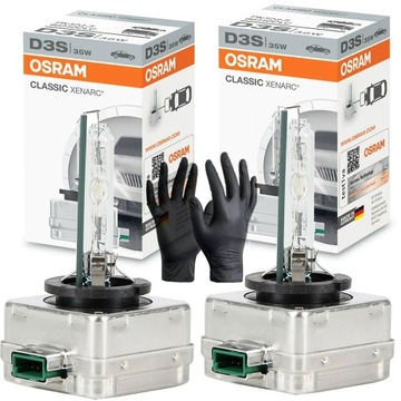 2x КСЕНОНОВЫЕ ЛАМПЫ XENON D3S OSRAM CLASSIC XENARC