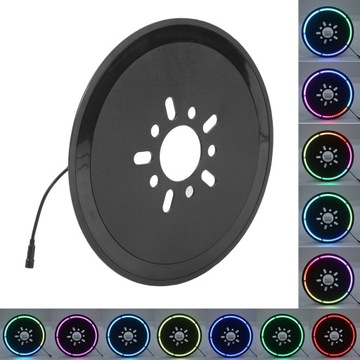 Czerwona lampa hamulca koła zapasowego RGB