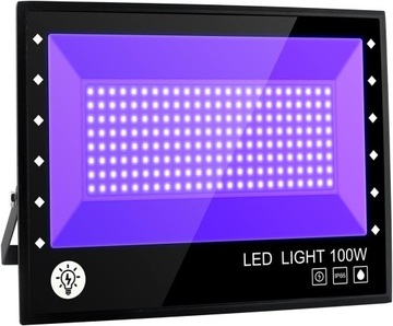 Reflektor Ultrafiolet Halogen Naświetlacz Lampa UV LED 100W Bosite IP66