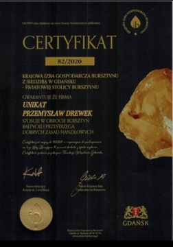 Pierścionek bursztynem koniak srebro 925 regulowany certyfikat regulowany