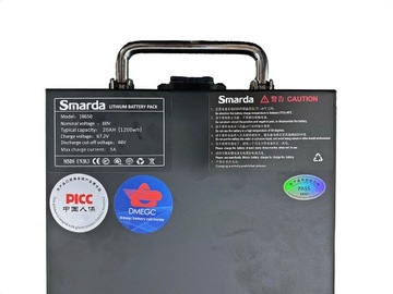 ЭЛЕКТРИЧЕСКИЙ МОТОЦИКЛ с одобрением ABIWA - SMARDA SE-03 ЧЕРНЫЙ