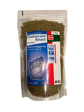 Nawóz Osmocote Exact Standart 16-9-12 3-4M 1kg