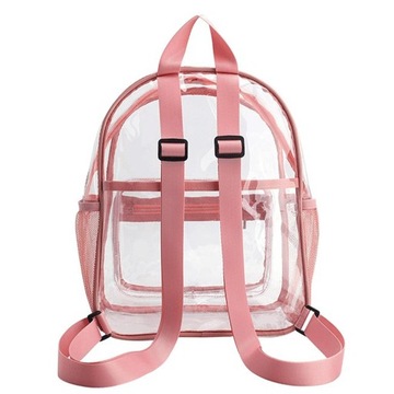 Прозрачный рюкзак Прочная сумка с регулируемой