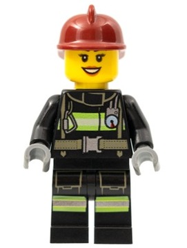 LEGO figurka Ludzik cty0347 Strażak Kobieta