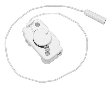 Przełącznik sznurkowy lampka 2,5A 250V biały