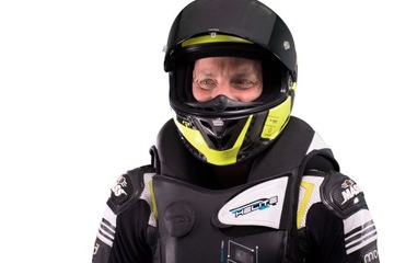 KAMIZELKA NA KOMBINEZON MOTOCYKLOWY Z PODUSZKĄ r.L