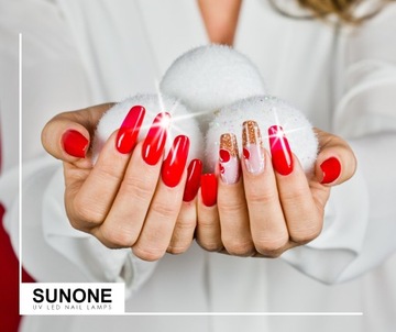 SUNONE В ПОДАРОК ​​Набор для гибридных лаков LED UV LAMP + бесплатные аксессуары