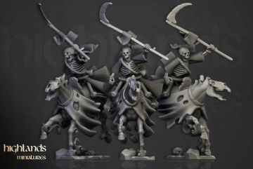 Spectral Cavalry 3 - Highlands Miniatures - Druk3D