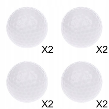 8x Migające LED Piłki Golfowe