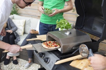 ПЕЧЬ ДЛЯ ПИЦЦЫ (серебряная) САДОВЫЙ гриль