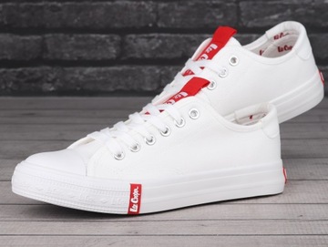 Buty, trampki damskie Lee Cooper WHITE