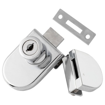 1 шт. СТЕКЛЯННЫЙ ЗАМОК ДЛЯ ГАРДЕРОБА ДВЕРНЫЕ ЗАМКИ БИЗНЕС-ЗАЩЕЛКА