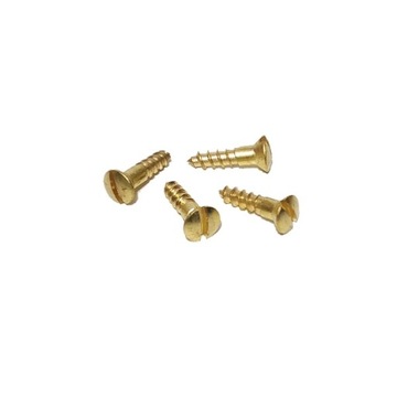 Wkręty soczewkowe mosiężne 2,5x10 mm DIN95 20 szt.