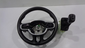 Volvo XC 90 II kierownica skóra R-design gałka mie