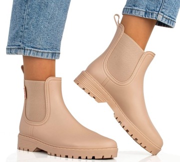 MATTE WELLING BOOTS БЕЖЕВЫЕ ботинки челси 37