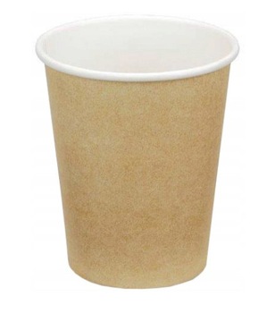 KUBKI DO KAWY PAPIEROWE 250ML KRAFT 50SZT