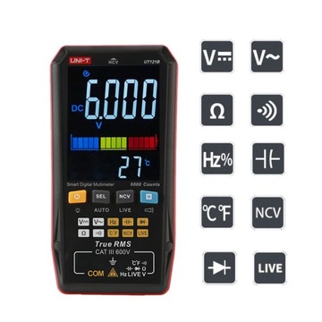 Мультиметр UT121B автоматический BIG BLACK DISPLAY+ типа Forscher RICHMETERS