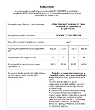 Котел-печь 15кВт DRAGON TECHNIX PEL LUX sv300 пеллеты WIFI 5 класс субсидия