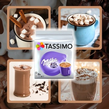 Шоколадные капсулы для эспрессо-машины Tassimo Milka Горячий шоколад 8 шт.