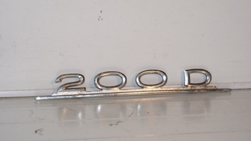 MERCEDES W110 W111 W123 EMBLEMAT 200D ORYGINAŁ
