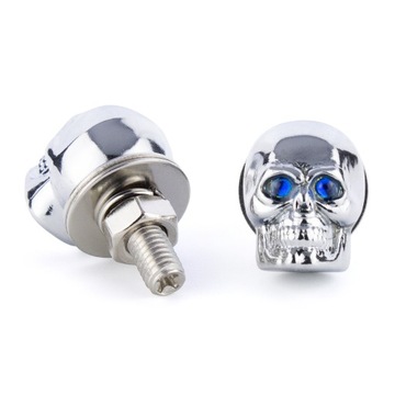 Śruba śruby tablicy rejestracyjnej do motocykla czacha srebrne chrom