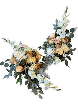 KOMPOZYCJA wiązanka STROIK KOMPLET na grób cmentarz SERCE