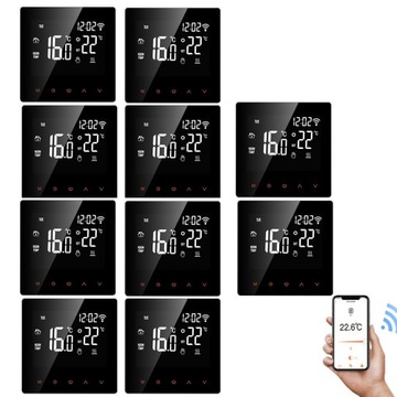 10x WIFI TERMOSTAT Pokojowy Regulator temperatury