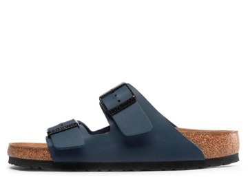 Klapki Męskie Birkenstock 0051751 ARIZONA BF Granatowe 43