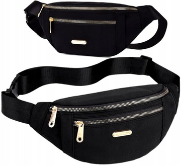 Вместительная, водонепроницаемая женская поясная сумка городского типа, черная спортивная хипстерская сумка