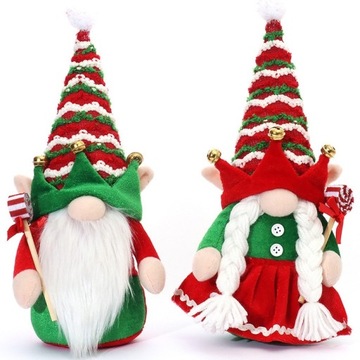 2 ELF ON THE SHELF PSOTNIK FIGURKA ELFA SKRZAT KRASNAL ŚWIĄTECZNY ADWENTOWY