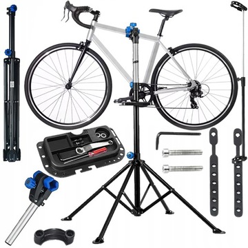 DUŻY SERWISOWY STOJAK ROWEROWY NA ROWER WIESZAK UCHWYT 30KG ZACISK EBIKE