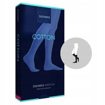 PODKOLANÓWKI PRZECIWŻYLAKOWE CCL2 SIGVARIS COTTON