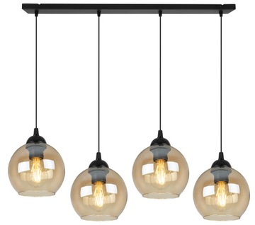 LAMPA WISZĄCA NOWOCZESNA ELEGANCKA SZKLANA KULA