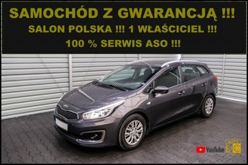 Kia Ceed II Kombi Facelifting 1.6 GDI 135KM 2017 Kia Cee&#039;d AUTOMAT + Salon POLSKA + 1 Właściciel