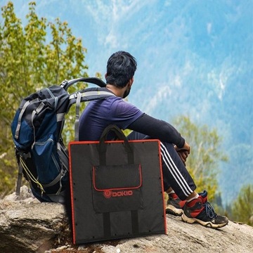 СКЛАДНАЯ СОЛНЕЧНАЯ ПАНЕЛЬ 100ВТ ДЛЯ ПАЛАТКИ + СУМКИ – ПОРТАТИВНАЯ И ЭФФЕКТИВНАЯ