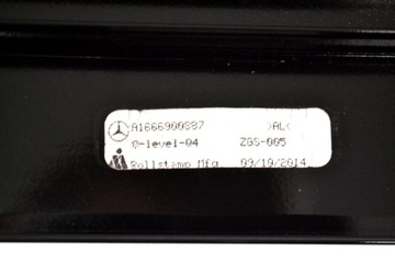MERCEDES X166 GL450 2015 RHD ZADNÍ PRAVÁ KRYT SLOUPU C