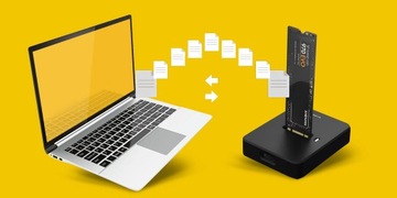 Stacja dokująca dysków M.2 NVME adapter SSD M2 dysk SATA USB 3.1 Plug&Play
