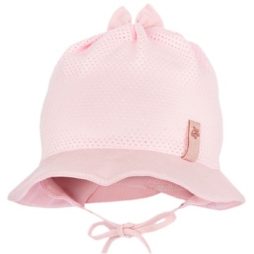 40-42 Letni kapelusz Ażur OCHRONA USZU Chrzest Il