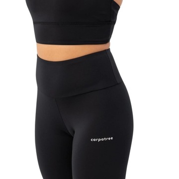 ЛЕГГИНГИ ЖЕНСКИЕ CARPATREE, ЛЕГГИНГИ СПОРТИВНЫЕ, С ВЫСОКОЙ ПОСАДКОЙ, КЛАССИЧЕСКИЕ, ЧЕРНЫЕ